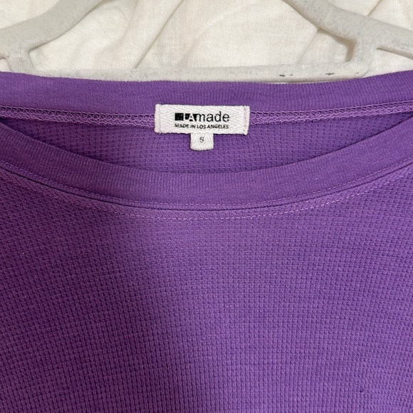 LA Made Long Sleeve Thermal - Purple - Picture 4 of 5